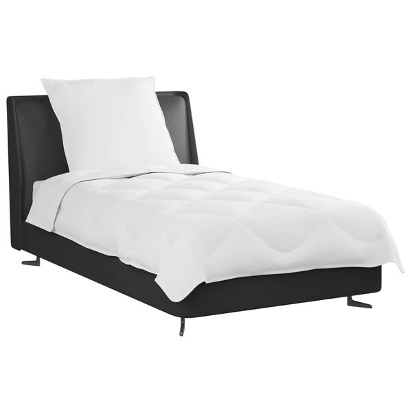 vidaXL Sommerdecke mit Kissen 2 pcs Wei&szlig; Mikrofaser