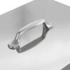 vidaXL H&uuml;hnertretfeeder Silber 33 x 42 x 40 cm Verzinkter Stahl
