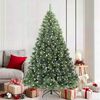 vidaXL K&uuml;nstlicher Weihnachtsbaum mit 300 LEDs Gr&uuml;n 180 cm PE und PVC