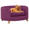 vidaXL Hundesofa Burgunderrot 69x69x36 cm Pl&uuml;sch