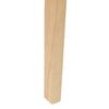 vidaXL Esszimmerst&uuml;hle 2 pcs Natur 54 x 57 x 73 cm Massives Gummiholz