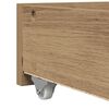 vidaXL Tagesbett mit Kopfteil Artisan-Eiche 75 x 190 cm Holzwerkstoff