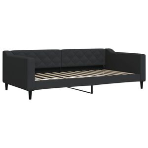vidaXL Tagesbett Schwarz 100x200 cm Stoff