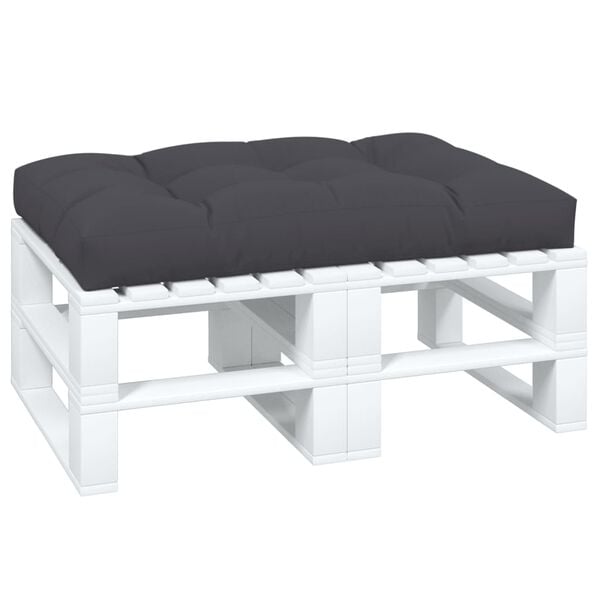 vidaXL Palettenkissen Anthrazit 120x80x12 cm Stoff