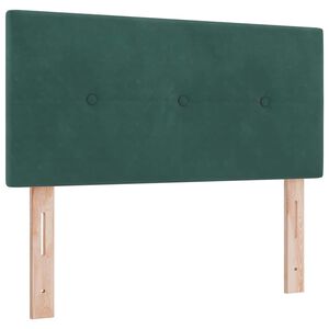 vidaXL Kopfteil mit Kopfteil Dunkelgr&uuml;n 80 cm Kunstleder