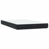 vidaXL Boxspringbett mit Matratze Schwarz 120x210 cm Samt