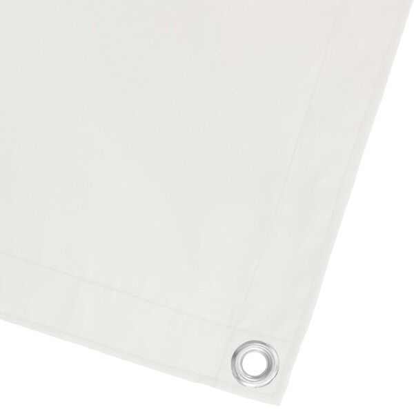 vidaXL Balkonsichtschutz Wei&szlig; 110 x 1000 cm Oxford-Stoff