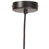 vidaXL H&auml;ngelampe Industriestil 25 W Schwarz Rund 19 cm E27