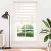 vidaXL Doppelrollo Marmorbeige 120x230cm Stoffbreite 115,9 cm Polyester