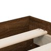 vidaXL Bettgestell mit Schubladen Braun Eichen-Optik 135x190 cm