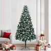 vidaXL K&uuml;nstlicher Weihnachtsbaum mit 300 LEDs mit St&auml;nder Gr&uuml;n 240 cm