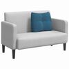 vidaXL R&uuml;cken Kissen Blau 60 x 24 x 50 cm Samt