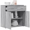 vidaXL Sideboard Grau Sonoma 79x38x80 cm Holzwerkstoff