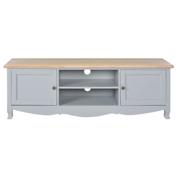 vidaXL TV-Schrank Grau 120&times;30&times;40 cm Holz
