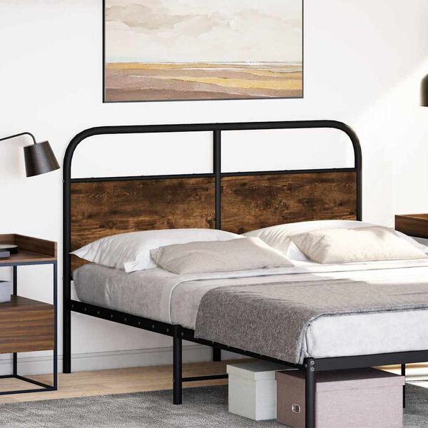 vidaXL Ersatz-Kopfteil R&auml;uchereiche 120 cm Stahl und Holzwerkstoff