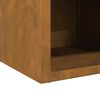 vidaXL Feuerstelle Rostig 50 x 50 x 40 cm Wetterfeststahl
