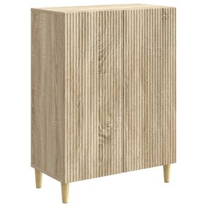 vidaXL Sideboard Sonoma-Eiche 66 x 34,5 x 90 cm Holzwerkstoff