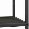 vidaXL K&uuml;chenaufbewahrung mit Regal Schwarz 60 x 50 x 92 cm Stahl
