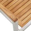 vidaXL Garten-Ess-Set 7 pcs Massives Teakholz