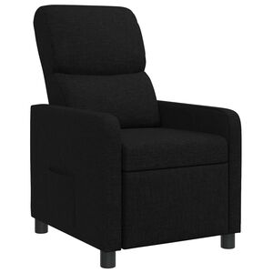 vidaXL Liegesessel Schwarz Polyester