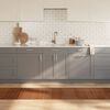 vidaXL Teppich Rechteckig Braun 60x500 cm Bambus