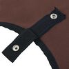 vidaXL Pferdedecke Volles Dunkelbraun Polyester