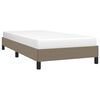 vidaXL Bettgestell ohne Matratze Taupe 80x200 cm Stoff