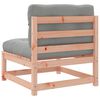 vidaXL 6-tlg. Garten-Sofagarnitur mit Kissen Massivholz Douglasie