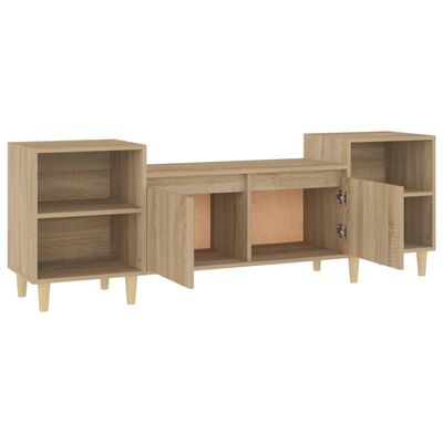 vidaXL TV-Schrank Sonoma-Eiche 160x35x55 cm Holzwerkstoff