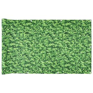 vidaXL Balkon-Sichtschutz Pflanzen-Optik Gr&uuml;n 500x75 cm PVC