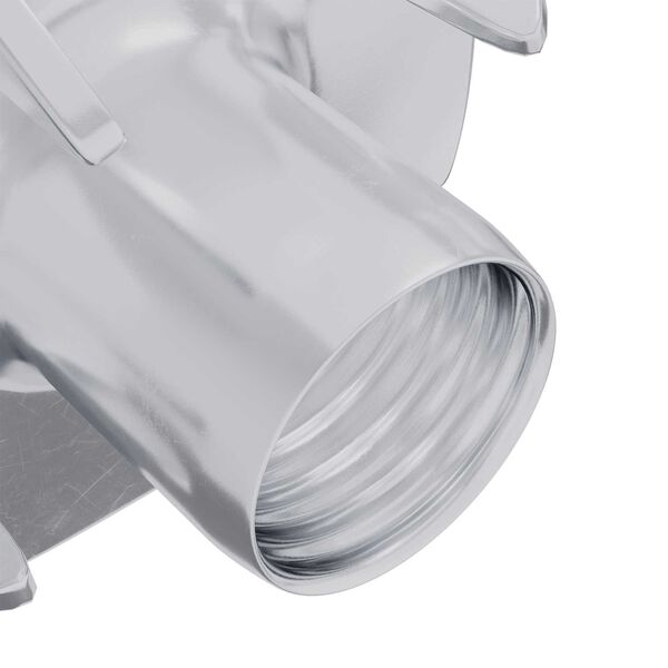 vidaXL Stift-T-Nuss 2 pcs Silber M6 mm Stahl