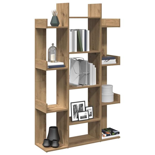 vidaXL B&uuml;cherregal Artisan-Eiche 86x25,5x140 cm Holzwerkstoff