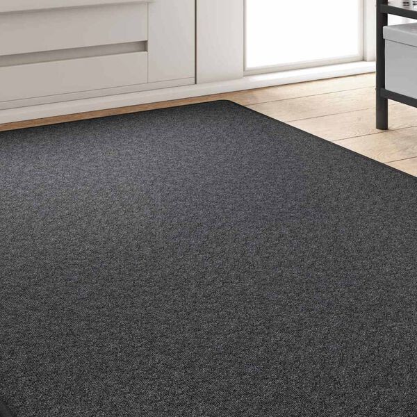 vidaXL Teppichl&auml;ufer Dunkelgrau 100 x 300 cm 100% Polypropylen