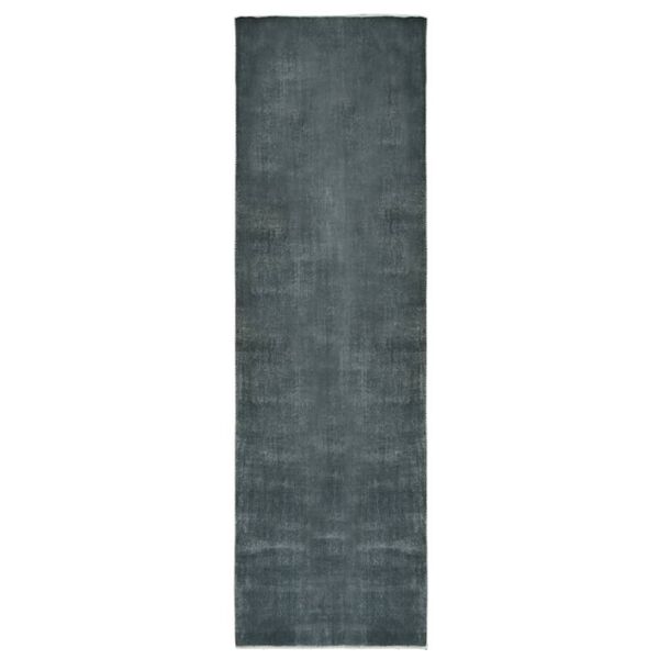 vidaXL Teppichl&auml;ufer Waschbar Faltbar Grau 60x300 cm Polyester