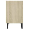 vidaXL TV-Schrank mit Metallbeinen Sonoma-Eiche 103,5x30x50 cm