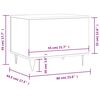 vidaXL Couchtisch Braun Eichen-Optik 60x44,5x45 cm Holzwerkstoff