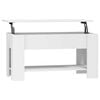 vidaXL Couchtisch Wei&szlig; 101x49x52 cm Holzwerkstoff