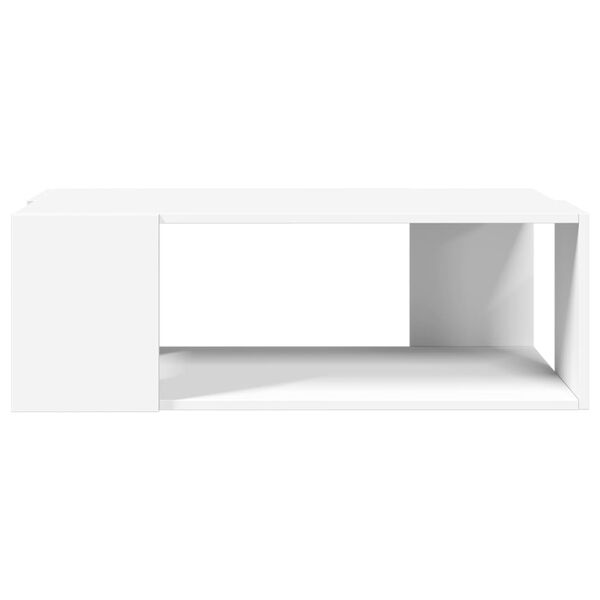 vidaXL Couchtisch Wei&szlig; 89,5x48x30 cm Holzwerkstoff