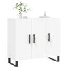 vidaXL Sideboard Wei&szlig; 90x34x80 cm Holzwerkstoff