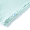 Kinder-T-Shirt Helles Minzgr&uuml;n 128