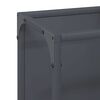 vidaXL Brennholzregal Anthrazit 25x25x60 cm Kaltgewalzter Stahl