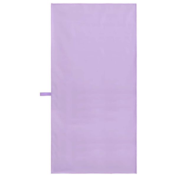 vidaXL Sporthandt&uuml;cher 2 pcs Lila 100 x 50 cm Polyester und Polyamid