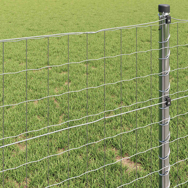 vidaXL Eurozaun 1,5 x 10 m PVC-beschichtetes Eisen