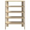 vidaXL Schuhregal Sonoma-Eiche 61x32x87,5 cm Holzwerkstoff