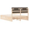 vidaXL Bettgestell mit gepolstertem Kopfteil Taupe 140 x 190 cm
