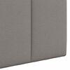 vidaXL H&auml;ngevorderseite Wandmontiert Taupe 150 x 55 x 5 cm Stoff