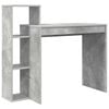 vidaXL Schreibtisch Beton Grau Holzwerkstoff 100 x 40 x 90 cm