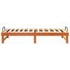 vidaXL Bettrahmen Braun 75 x 190 cm Massives Kiefernholz