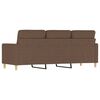 vidaXL 3-Sitzer-Sofa Braun 180 cm Stoff