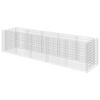 vidaXL Gabionen-Hochbeet Verzinkter Stahl 450&times;90&times;100 cm